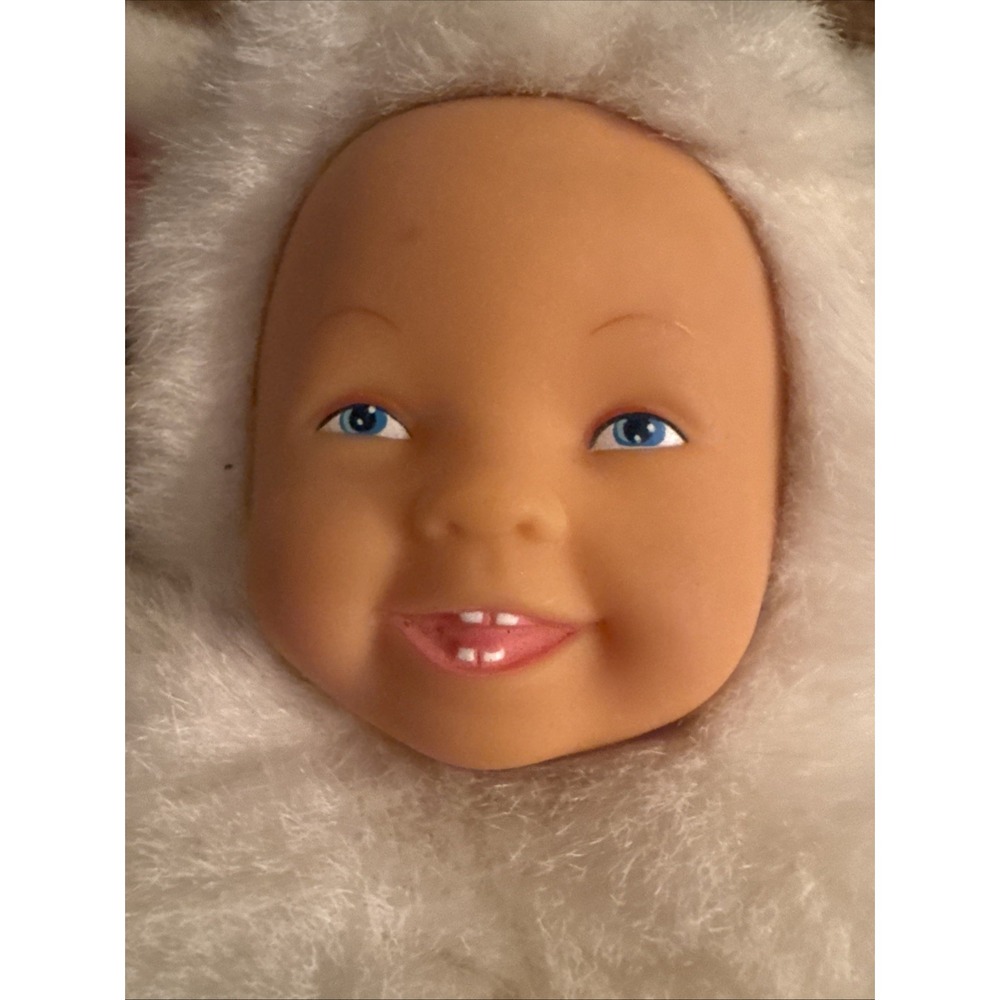 Anne Geddes Baby‎ Bunnies White Bunny Plush Beanie Soft Toy Doll 1998 Vintage - Picture 4 of 8